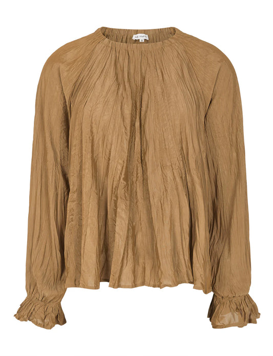 Esmé Studíos - ESTova LS Blouse GRS - Chipmunk