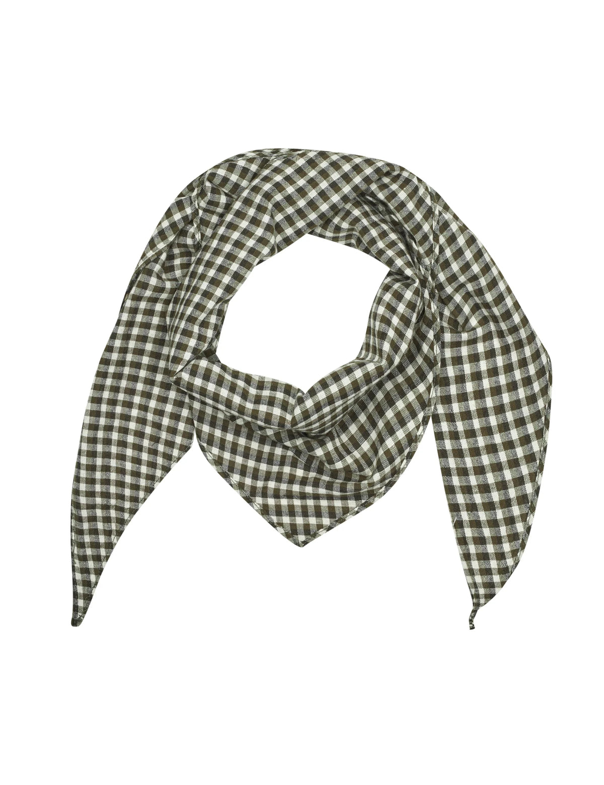MbyM - Merolda-M Scarf - Smoked Olive Check