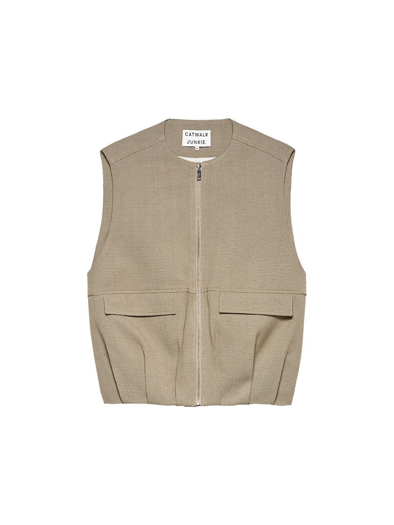 CATWALK JUNKIE. - Check bodywarmer
