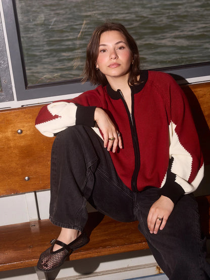 Les Soeurs - bomber cardigan Lana