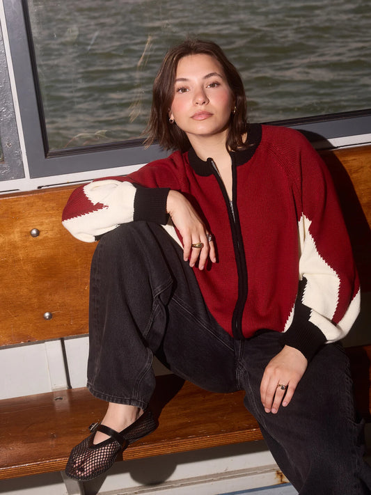 Les Soeurs - bomber cardigan Lana