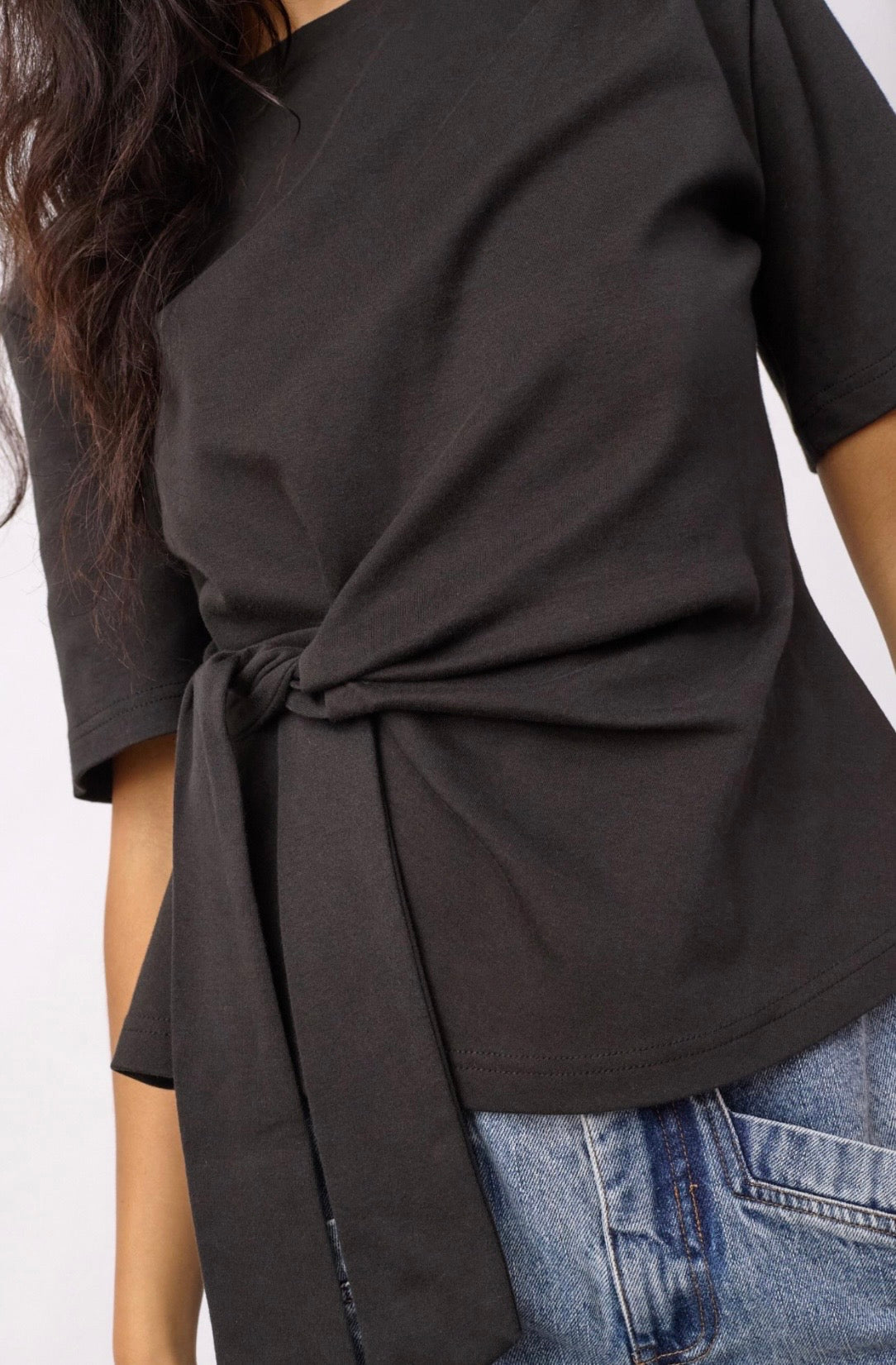 Co’Couture - OrianeCC Pleat Tie Tee