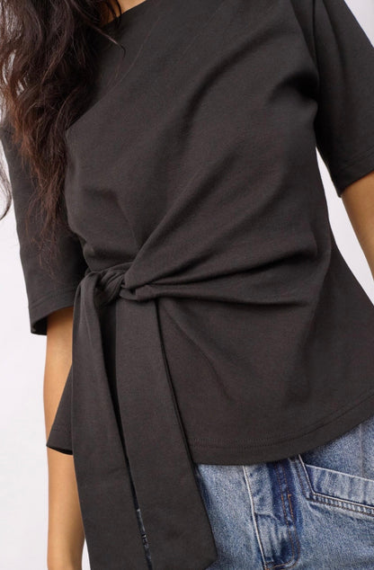 Co’Couture - OrianeCC Pleat Tie Tee
