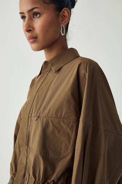 NOELLA - N-Natali Shirt - Breen