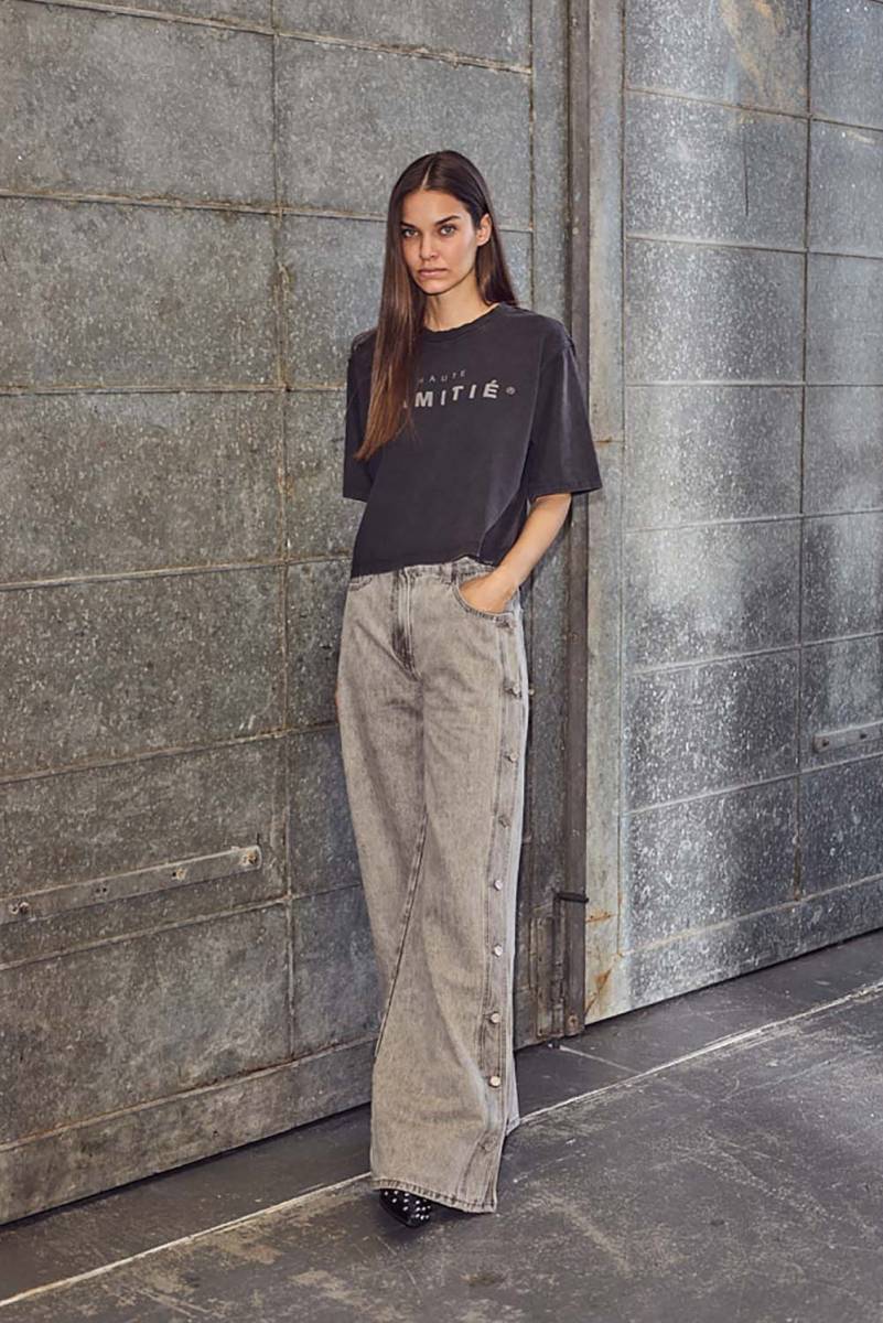 Haute L’Amitié - Side Panel Button Tall Jeans