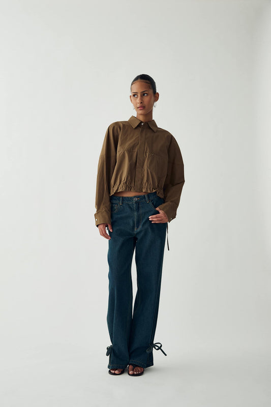 NOELLA - N-Natali Shirt - Breen