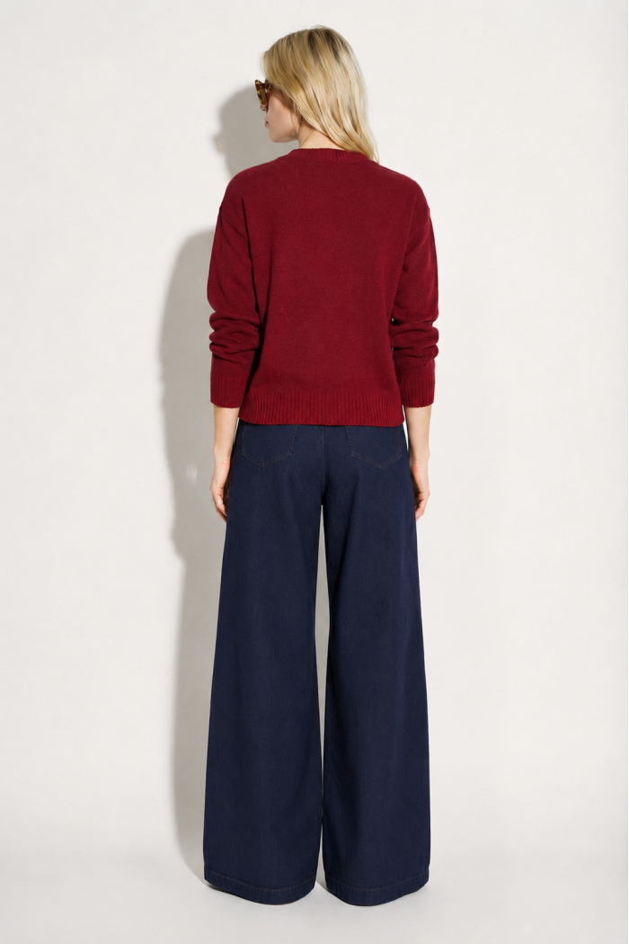 IMPREVU - Marineblauw Rio Lycoell-broek