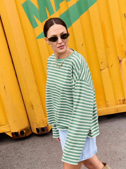 Les Soeurs - Longsleeve T-Shirt Grace - Green