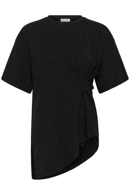 My Essential Wardrobe - MWNupti Drape Tee - Black