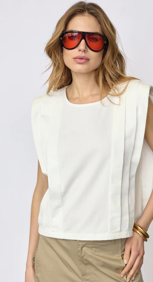 Co’Couture - Zelicc padded pleat top