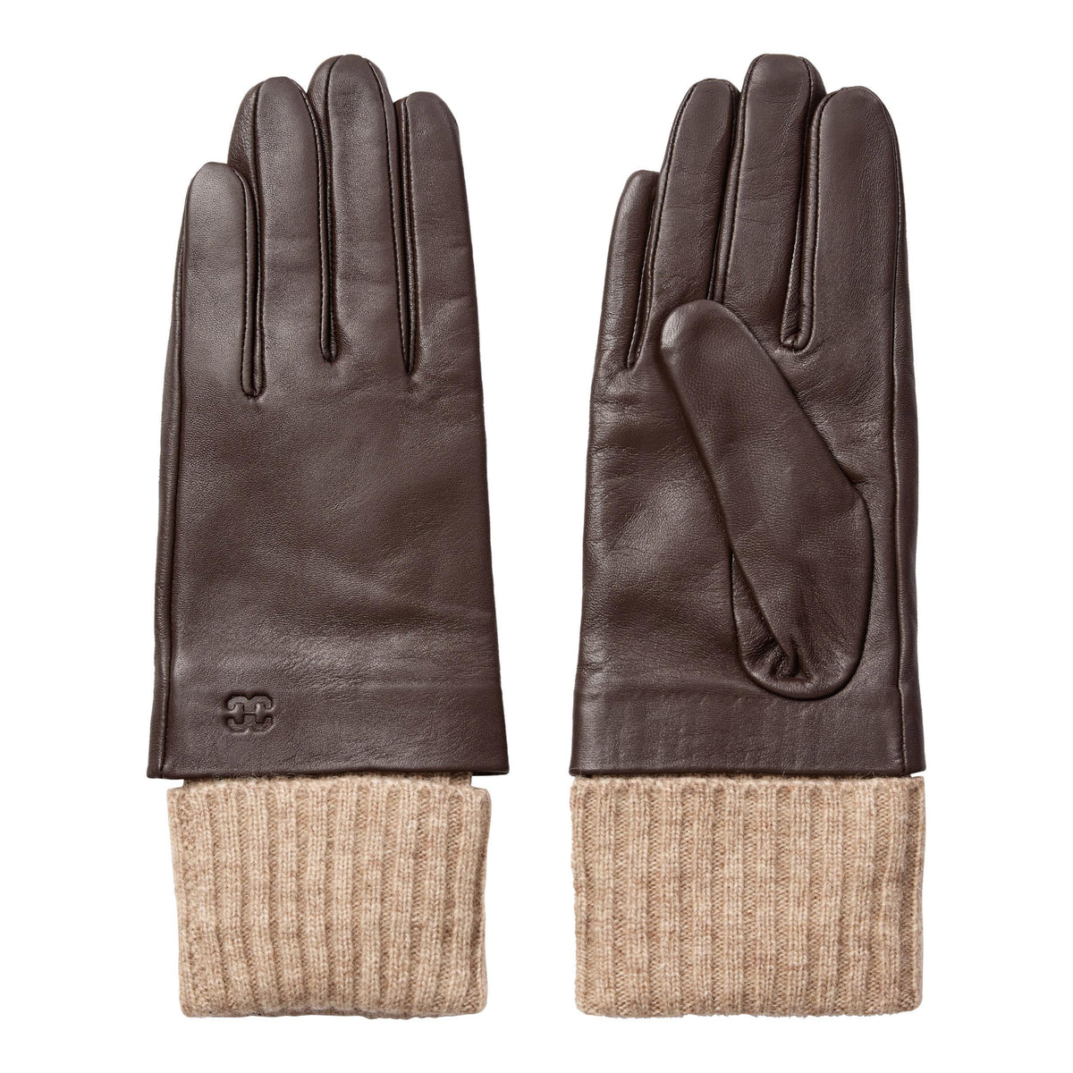 Co’Couture - EdmundCC Leather Gloves - Brown