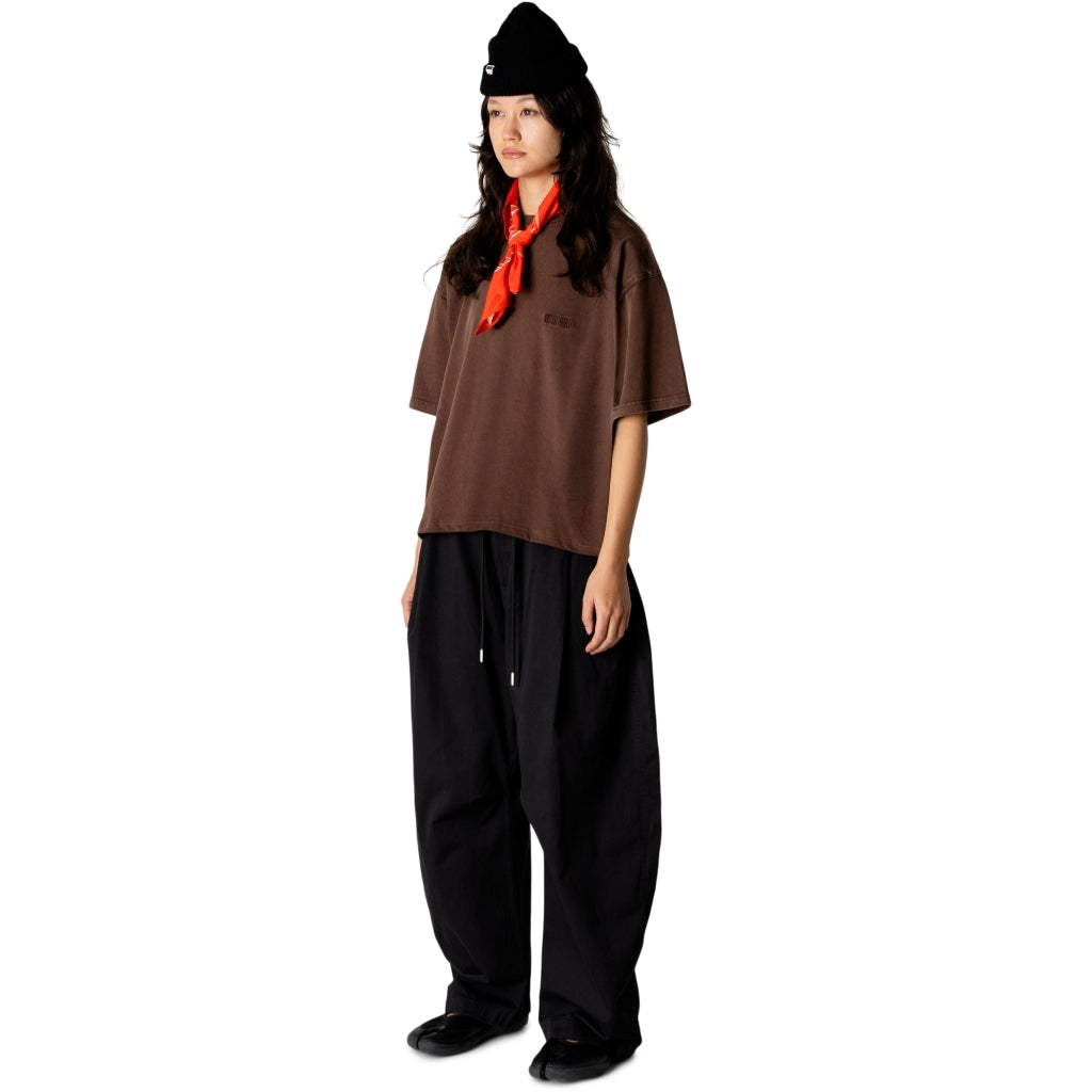 Woodbird - WBJuno Warp Acid Tee - Washed Brown