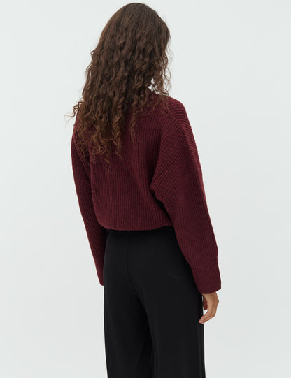 MbyM - Gillian Shyla Knit Pullover - Burgundy
