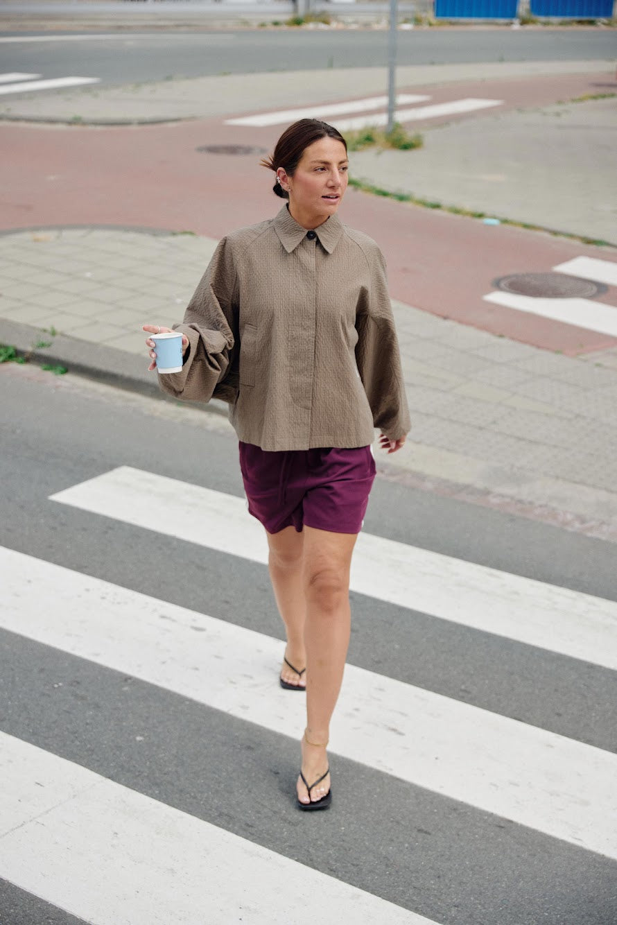 CATWALK JUNKIE - Check cape jacket