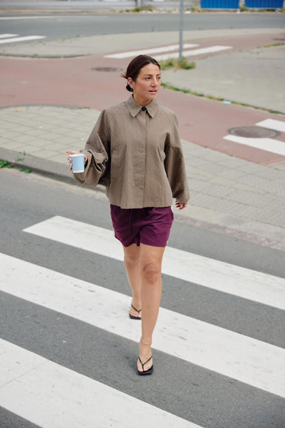 CATWALK JUNKIE - Check cape jacket