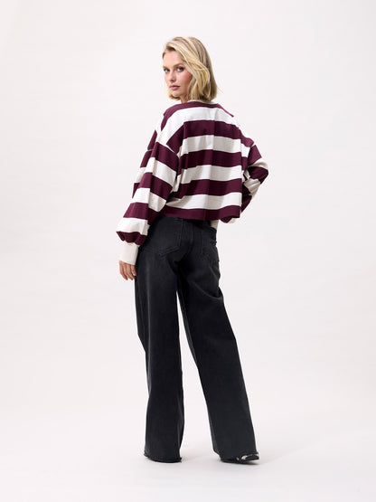 CATWALK JUNKIE. - Oversized striped long sleeve