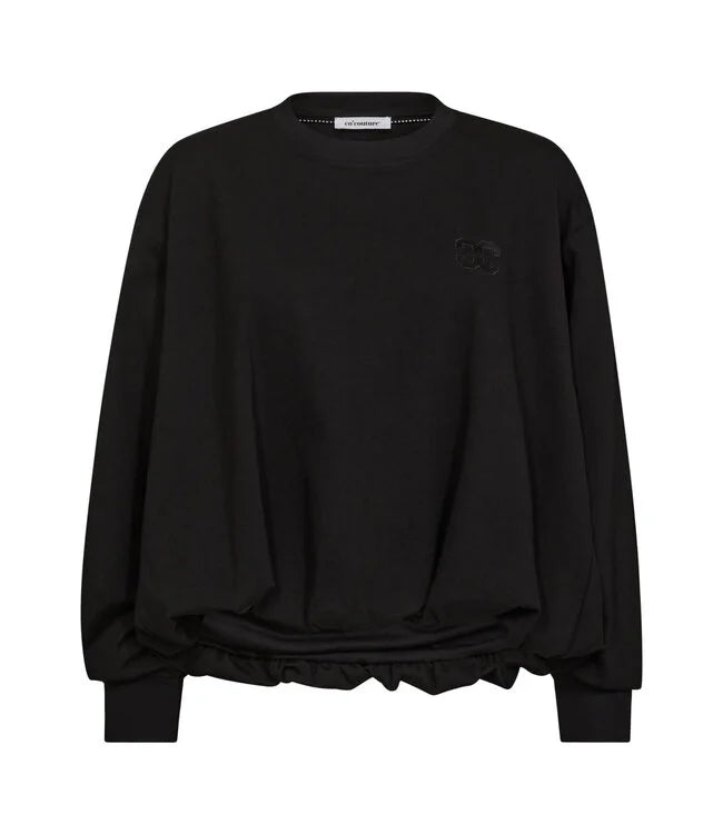 Co’Couture - MontyCC Balloon Sweat Zwart