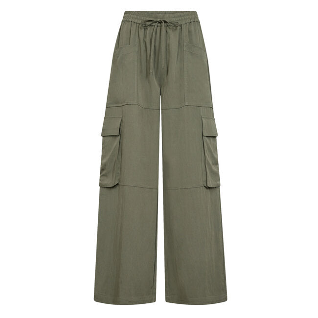 Co’Couture - EllaCC Cargo LL Pant Green