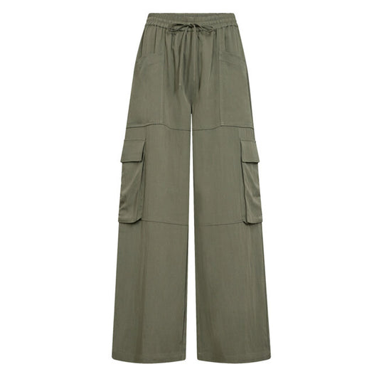 Co’Couture - EllaCC Cargo LL Pant Green
