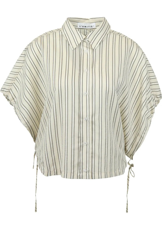 Haute L’Amitié - Stripe String Tie Shirt