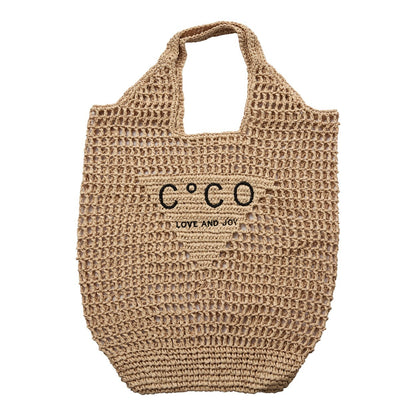 Co’Couture - CocoCC Straw Bag