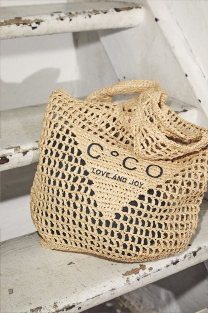 Co’Couture - CocoCC Straw Bag