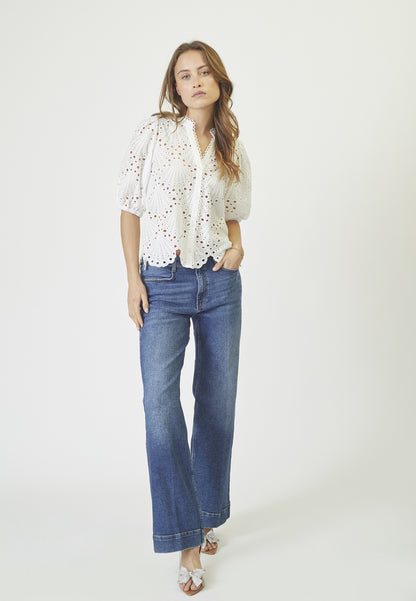 Co’Couture - NayaCC Anglaise SS Shirt