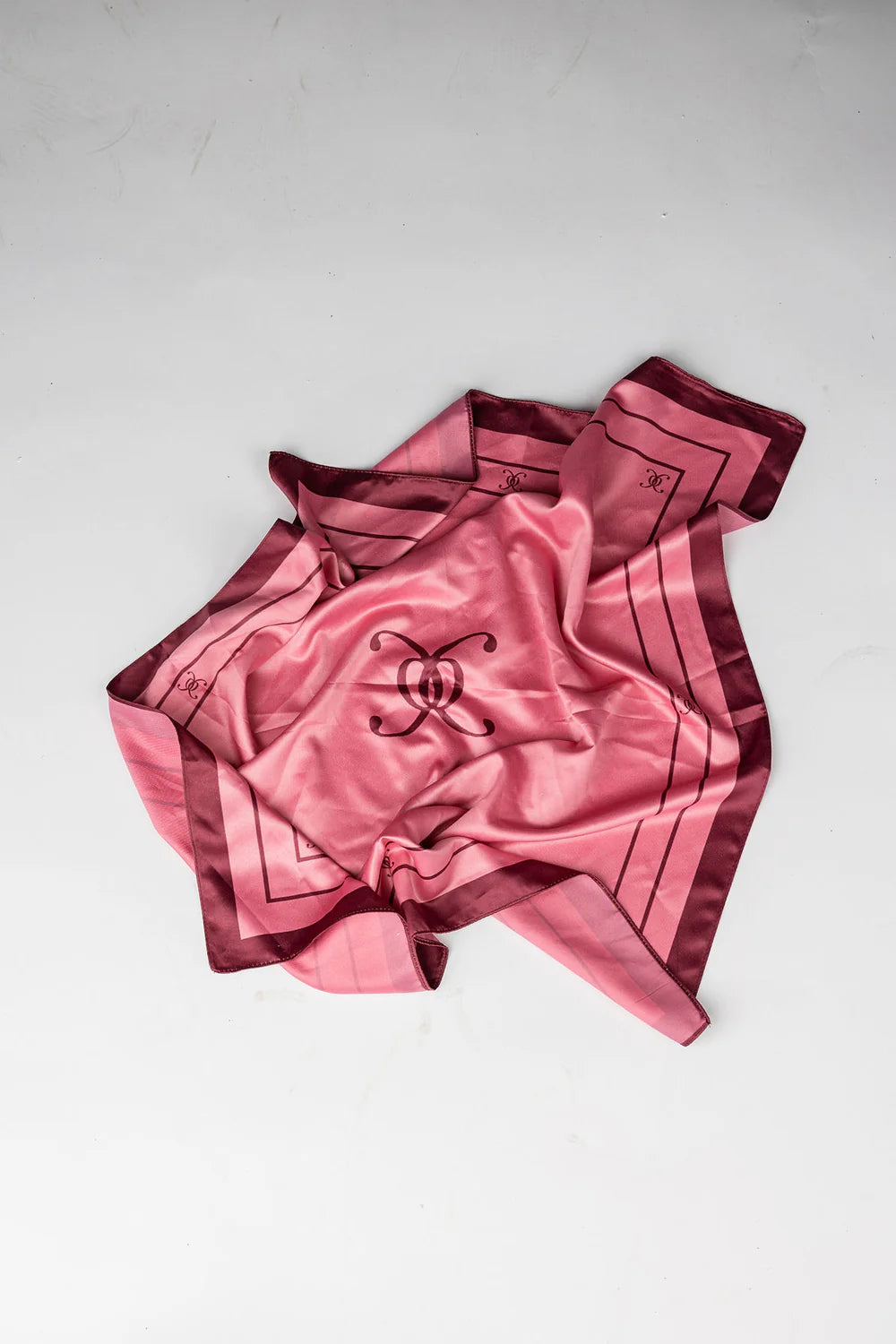 BOW19 - ELLE SILK SCARF PINK