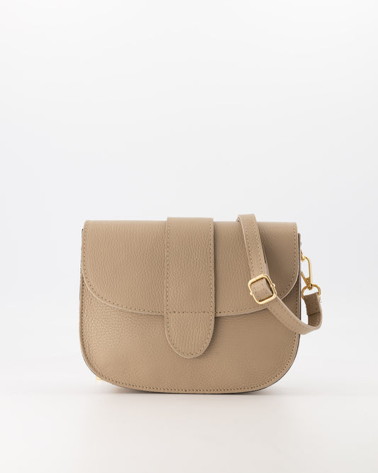 Crossbody tas Maan Taupe