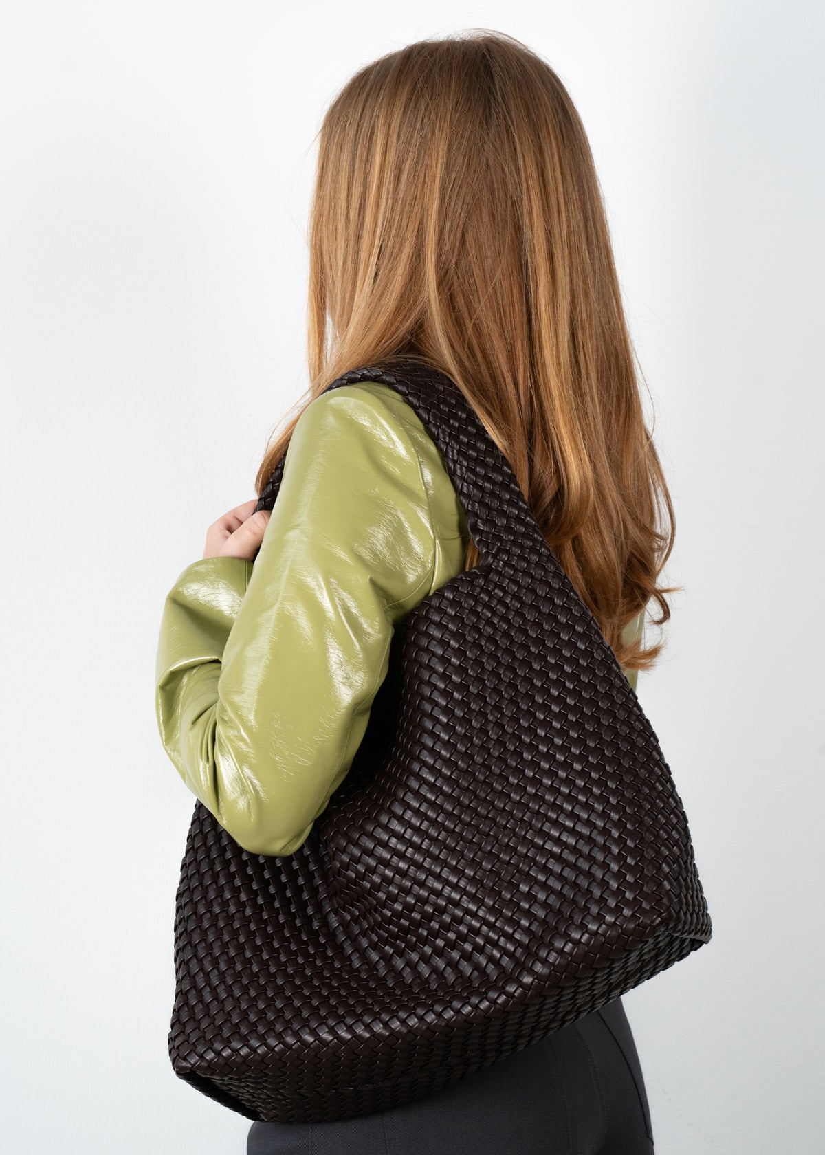 SUI AVA - Woven Daily Shopper + Pouch - Brown