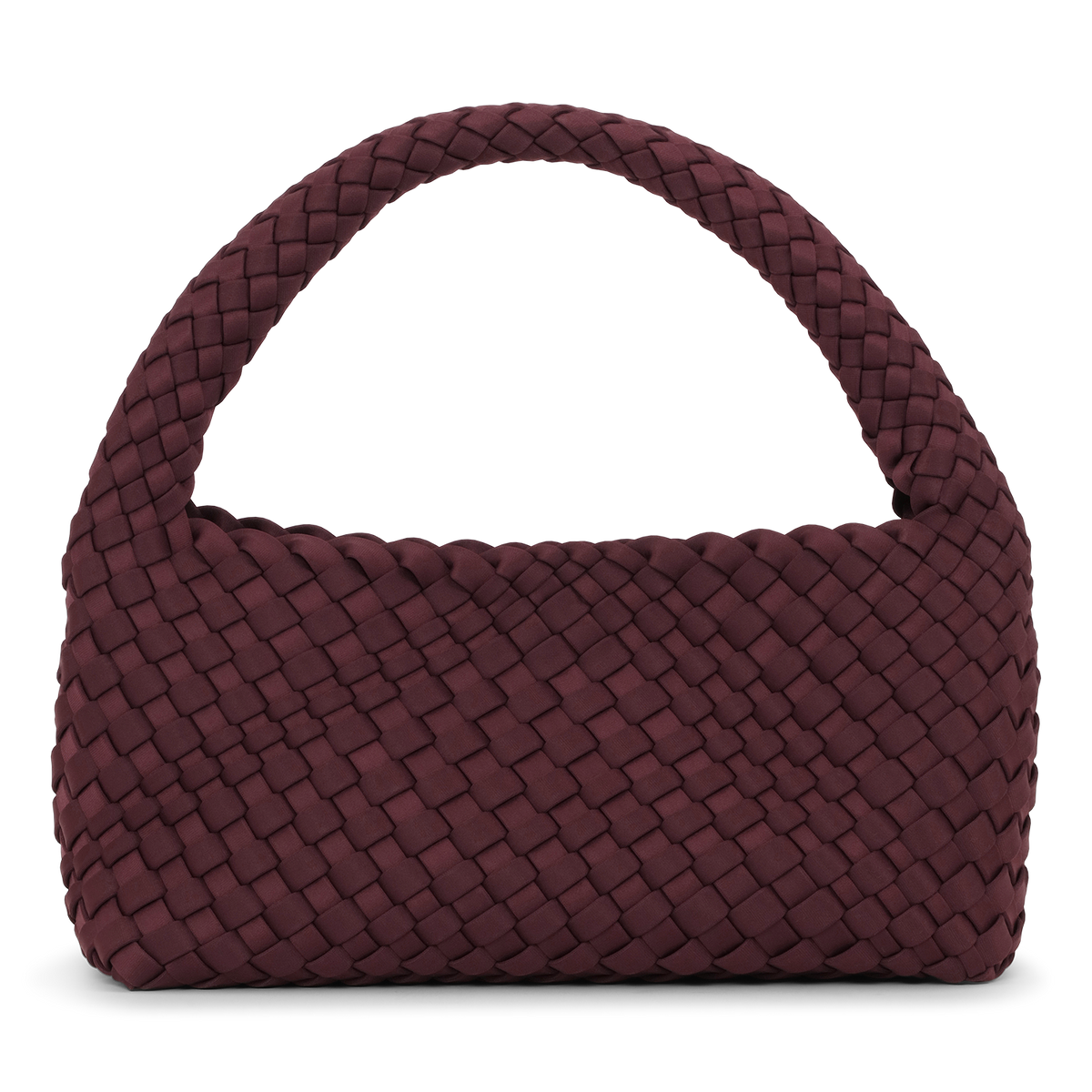 SUI AVA - Woven Scuba Mini Bag + Pouch - Burgundy