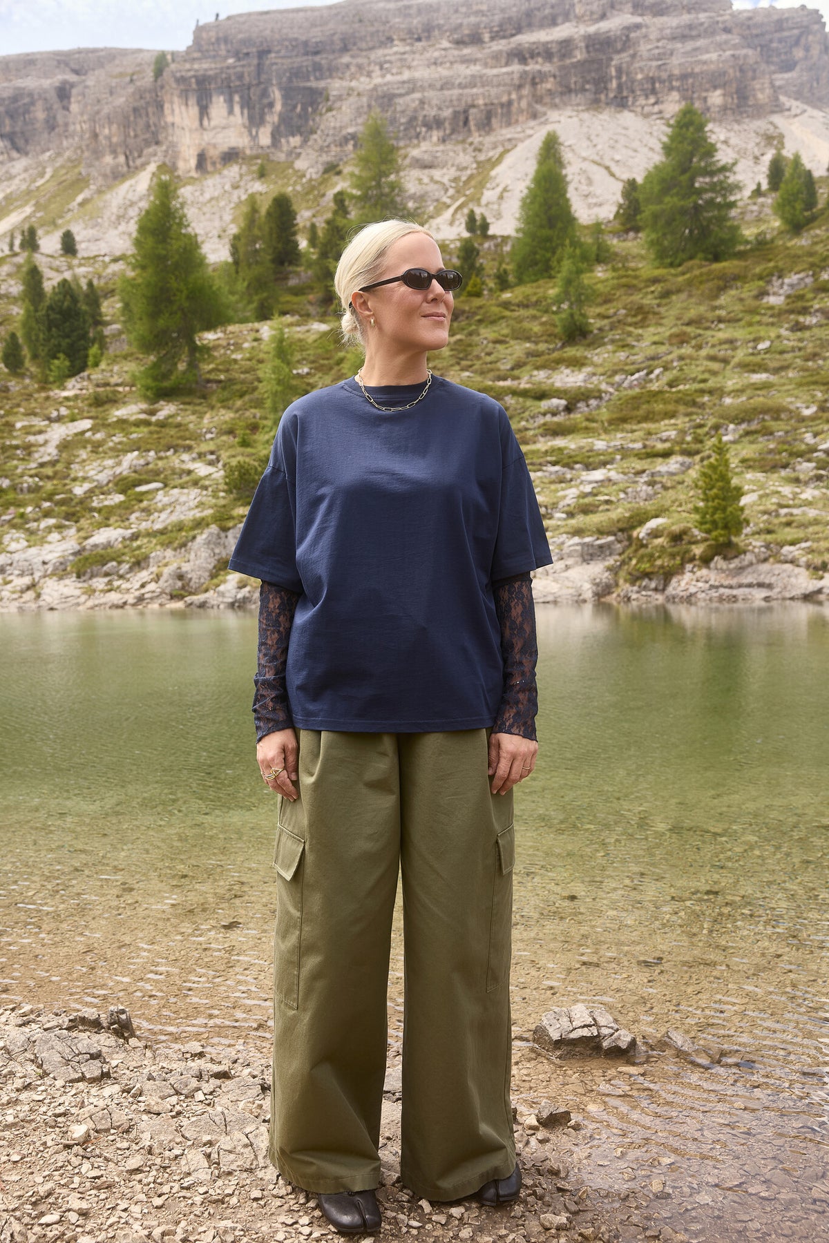Les Soeurs - Camelia Cargo Broek - Khaki – foto 2