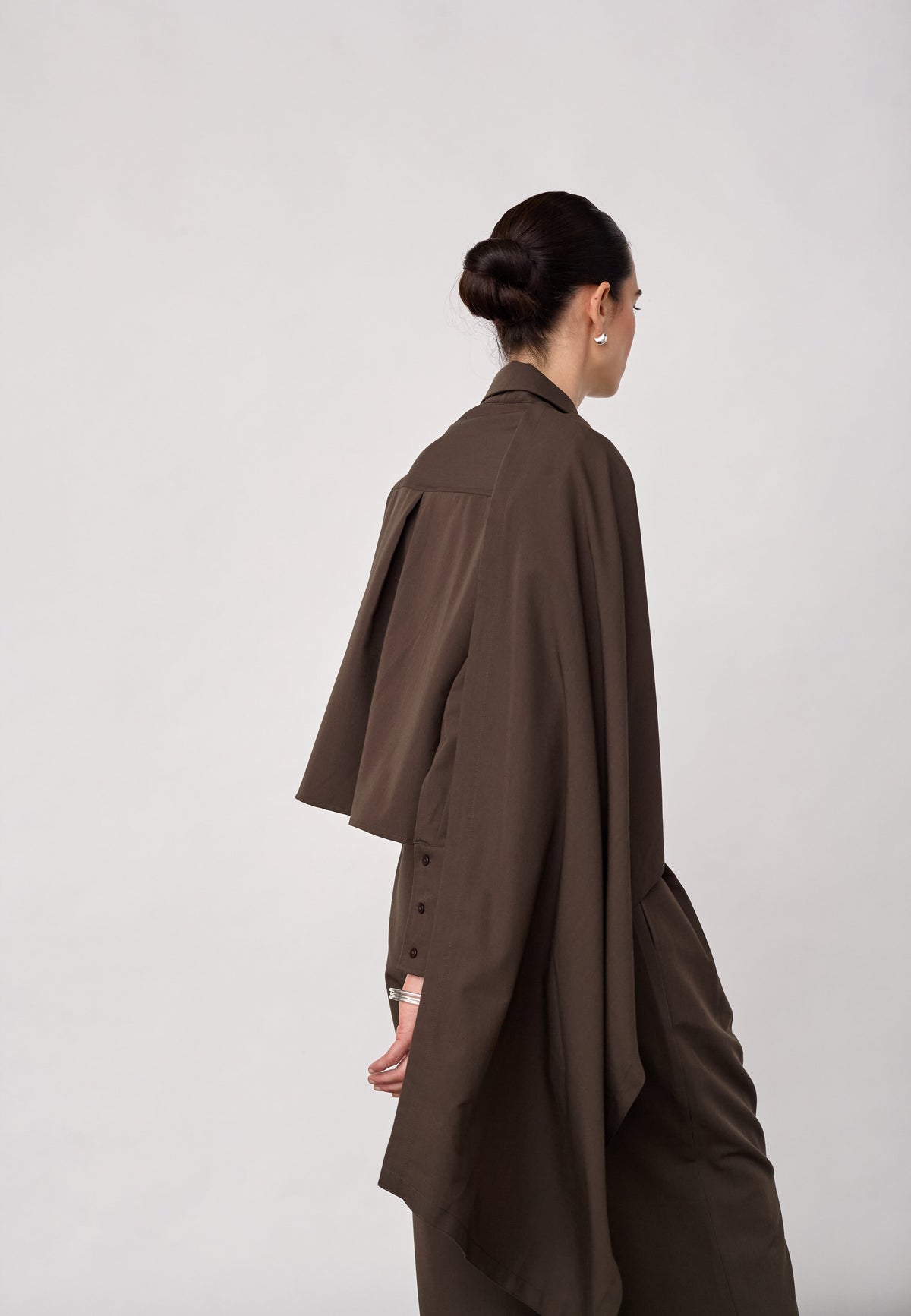 Co’Couture MelvaCC Cape Shirt Brown – foto 3
