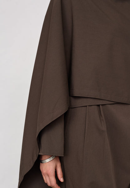 Co’Couture MelvaCC Cape Shirt Brown – foto 5
