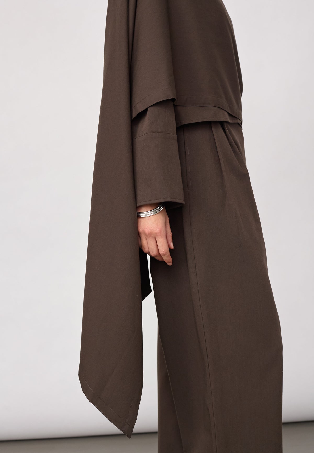 Co’Couture MelvaCC Cape Shirt Brown – foto 7