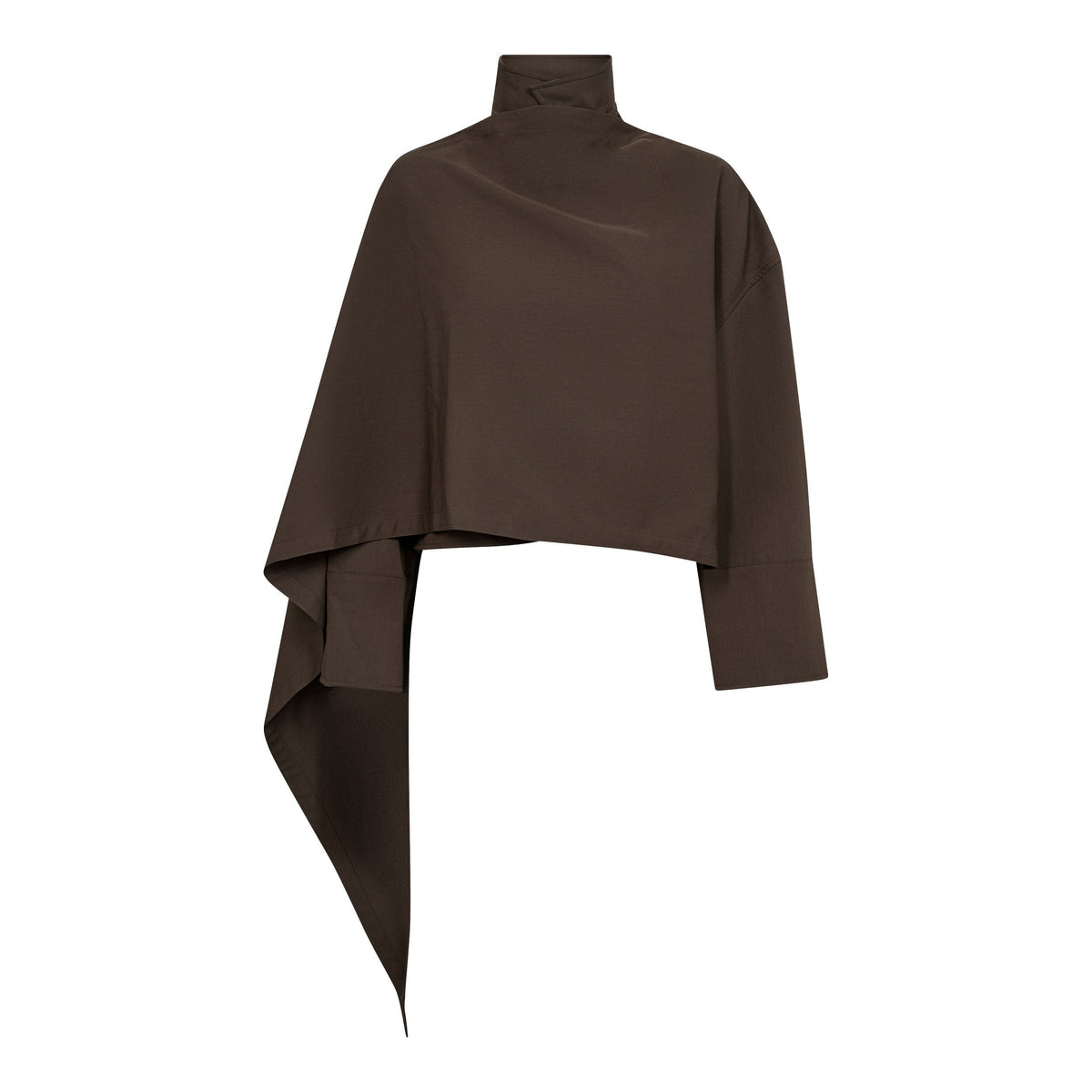 Co’Couture MelvaCC Cape Shirt Brown – foto 8