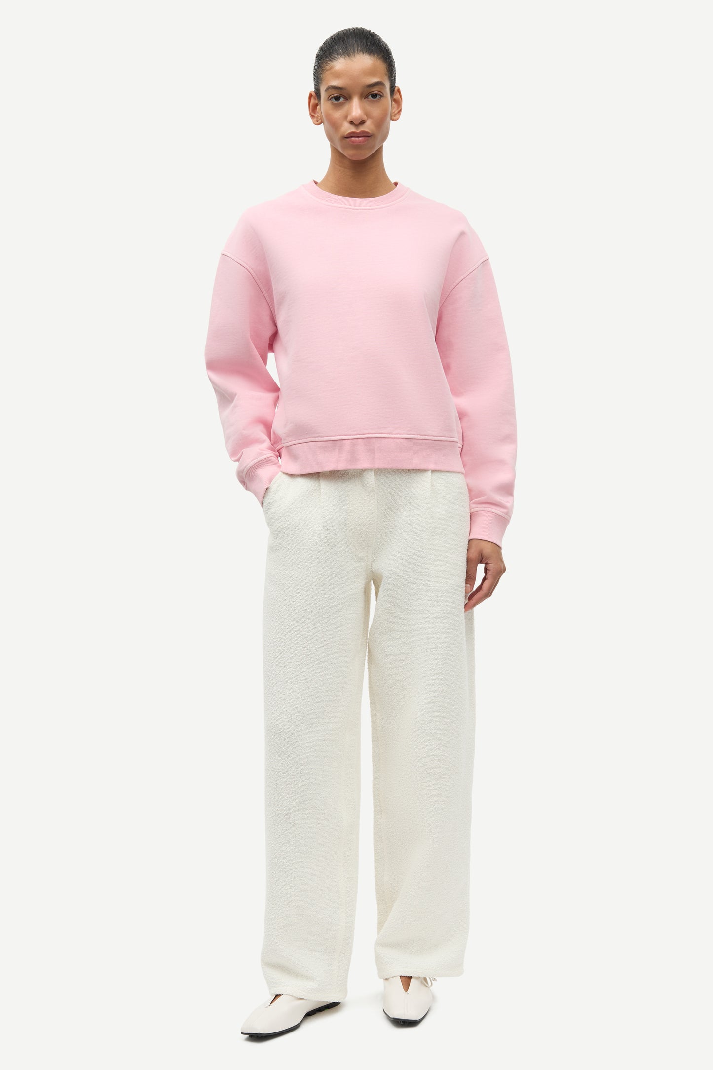 Samsøe Samsøe - Savan Sweat - Bleached Mauve Pigment